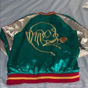 Urban Outfitters Skull Bomber Jacket